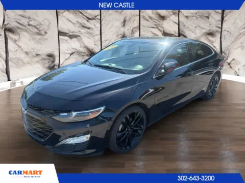 Black 2022 Chevrolet Malibu LT Sedan 4D for sale in New Castle, DE