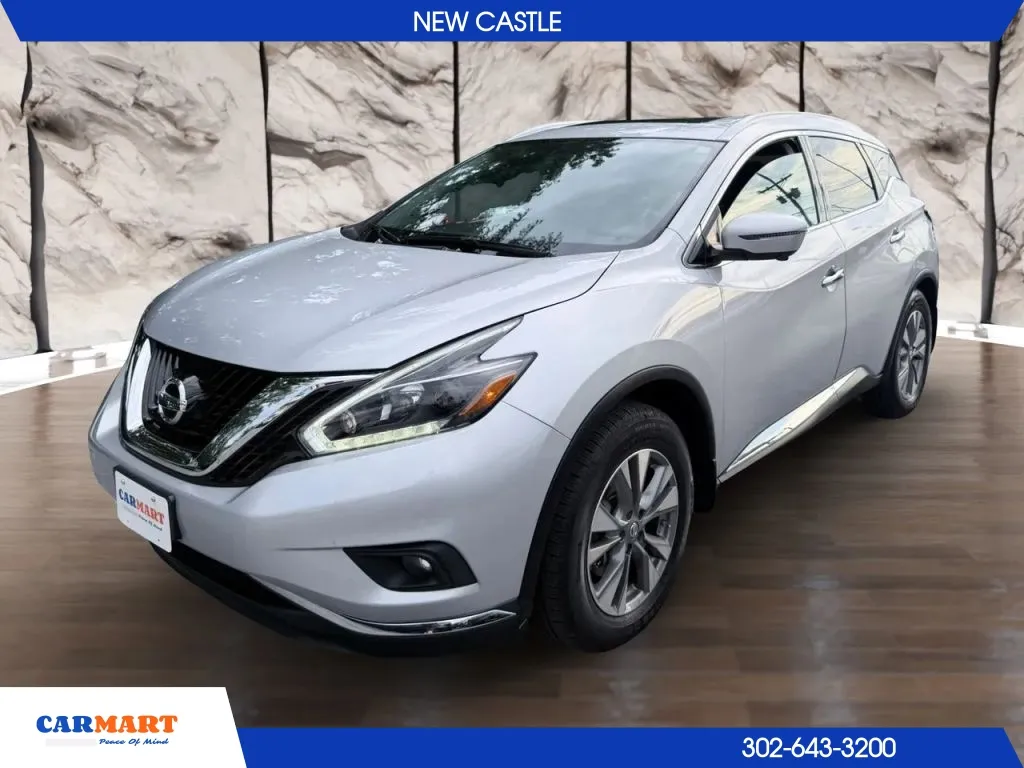 Silver 2018 Nissan Murano SL Sport Utility 4D for sale in New Castle, DE