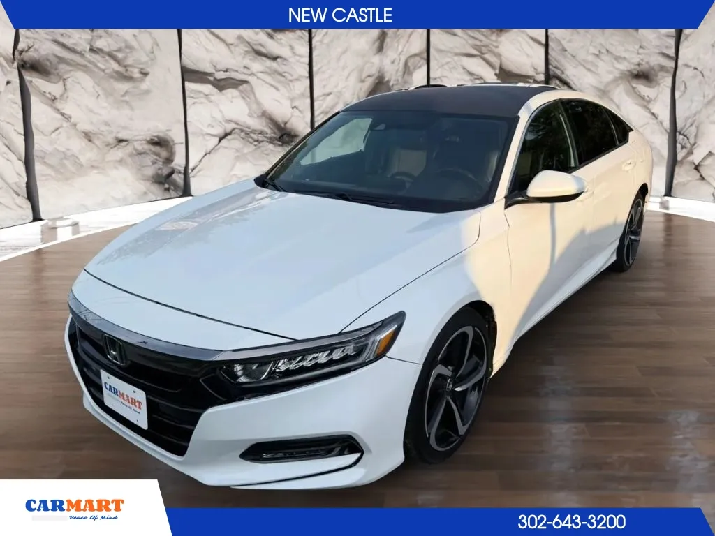 White 2018 Honda Accord Sport Sedan 4D for sale in New Castle, DE