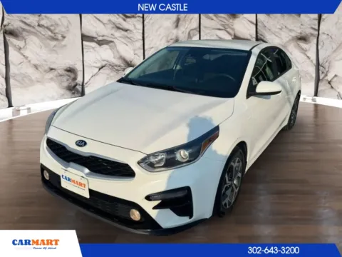 White 2021 Kia Forte LXS Sedan 4D for sale in New Castle, DE