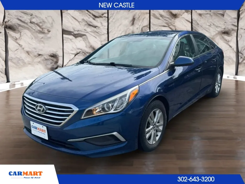 Blue 2017 Hyundai Sonata SE Sedan 4D for sale in New Castle, DE