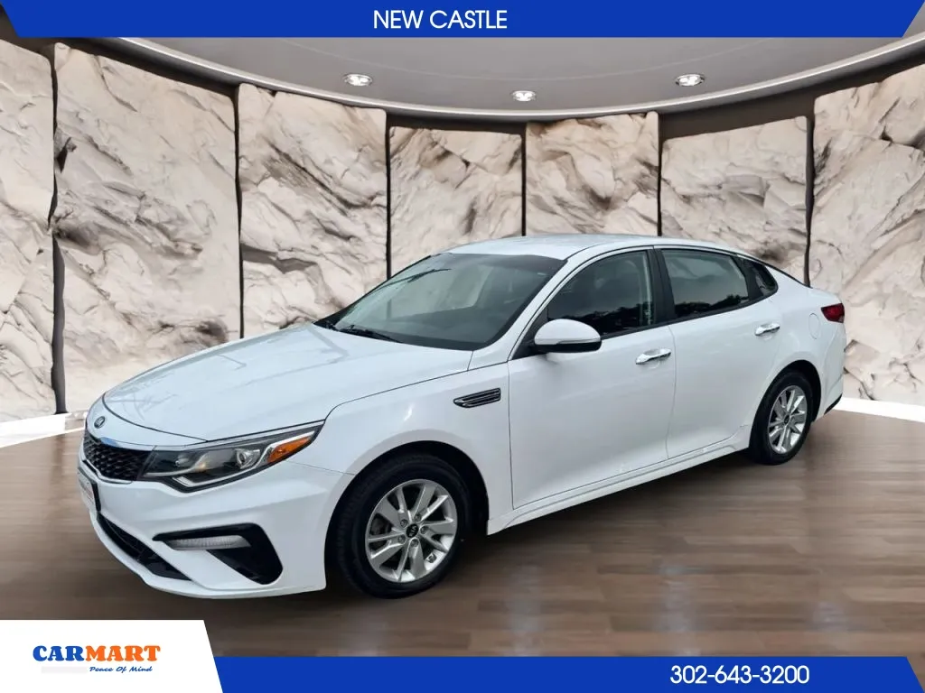 White 2019 Kia Optima LX Sedan 4D for sale in New Castle, DE