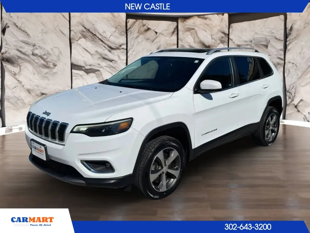 White 2019 Jeep Cherokee Limited Sport Utility 4D for sale in New Castle, DE