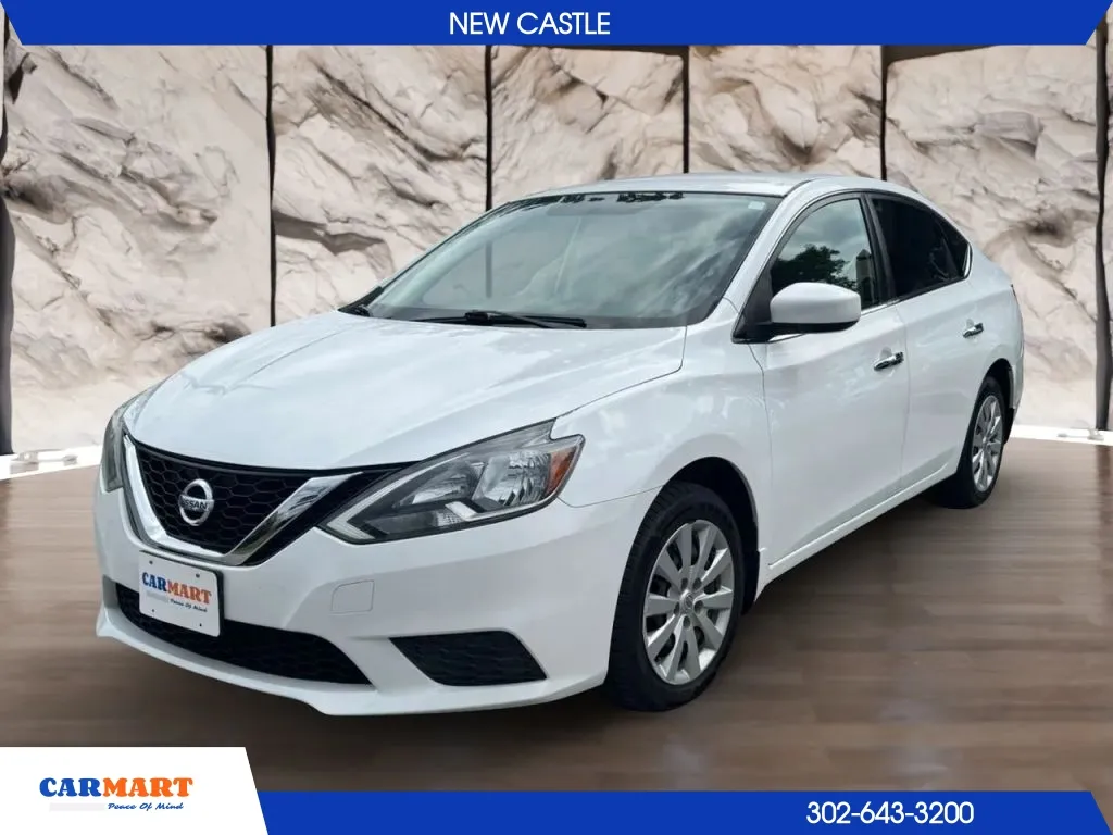 White 2017 Nissan Sentra S Sedan 4D for sale in New Castle, DE