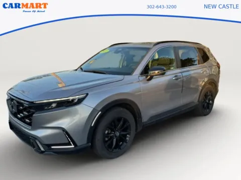 Silver 2023 Honda CR-V Hybrid Sport SUV 4D for sale in New Castle, DE