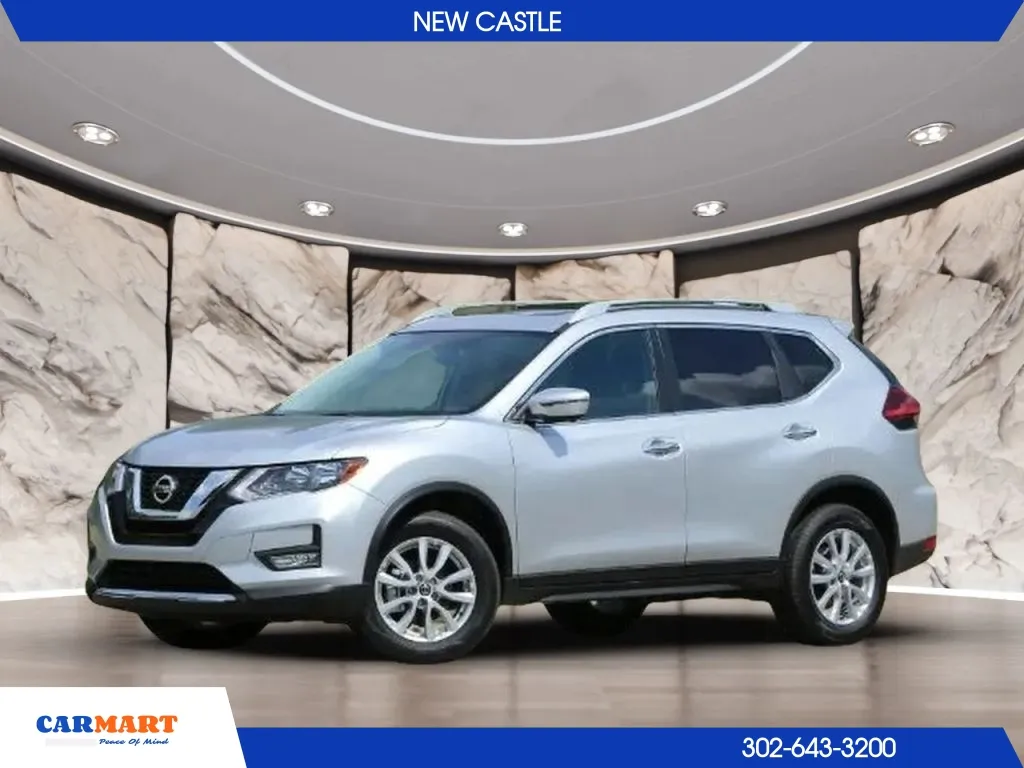 Silver 2017 Nissan Rogue SV (2017.5) Sport Utility 4D for sale in New Castle, DE