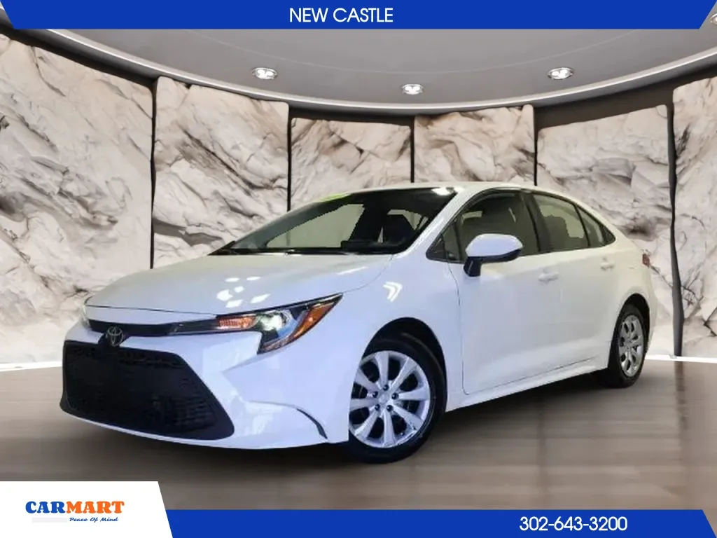White 2022 Toyota Corolla LE Sedan 4D for sale in New Castle, DE