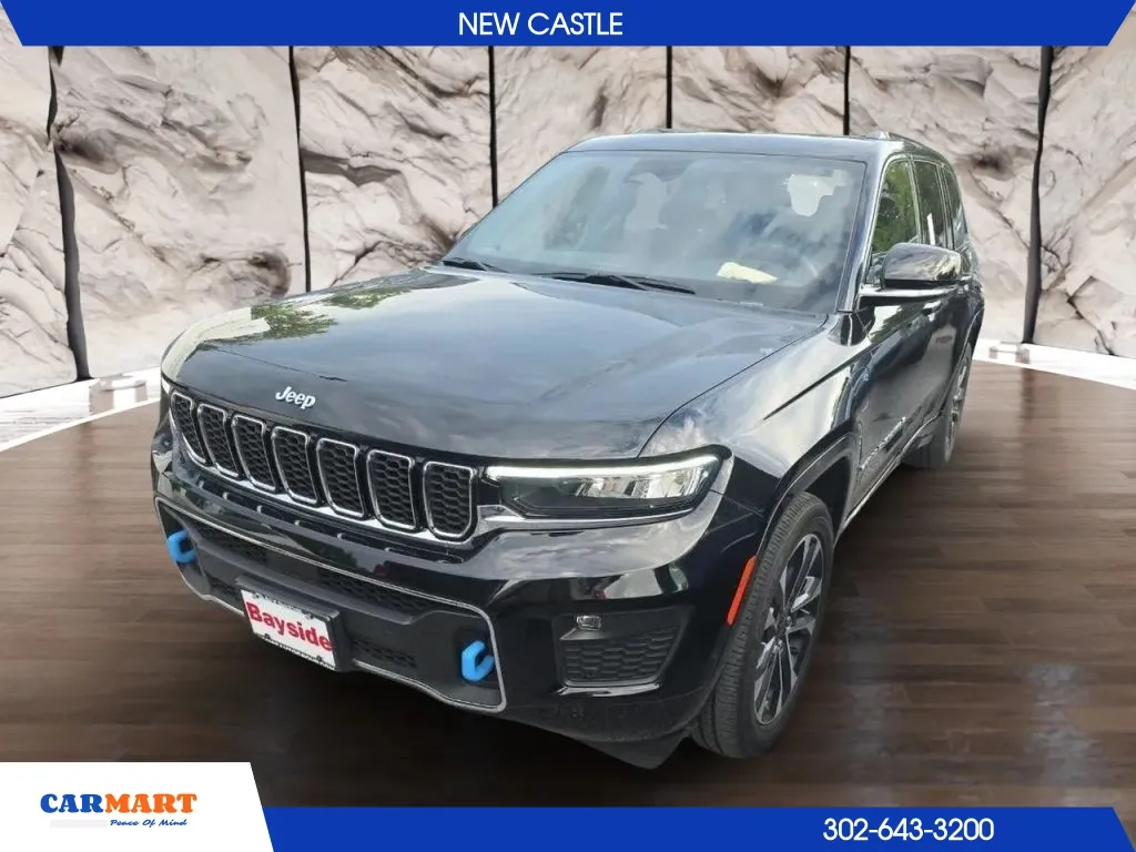 Black 2023 Jeep Grand Cherokee 4xe Overland Sport Utility 4D for sale in New Castle, DE
