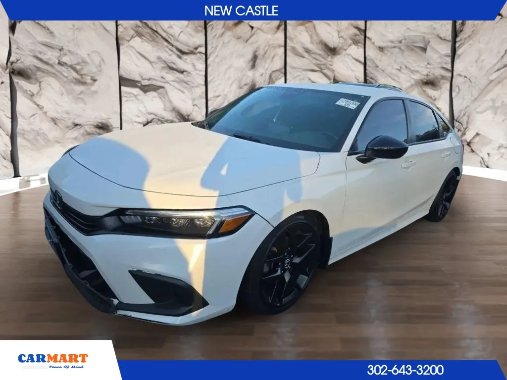 White 2022 Honda Civic Sport Sedan 4D for sale in New Castle, DE