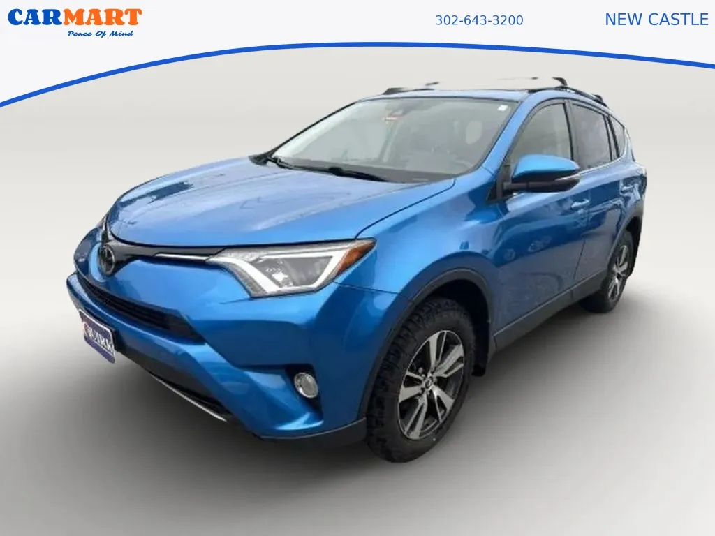 Blue 2017 Toyota RAV4 XLE Sport Utility 4D for sale in New Castle, DE