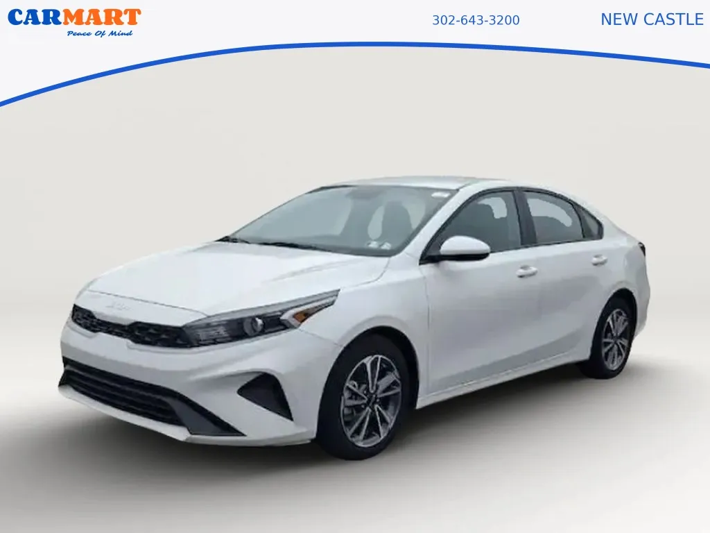 White 2023 Kia Forte LXS Sedan 4D for sale in New Castle, DE
