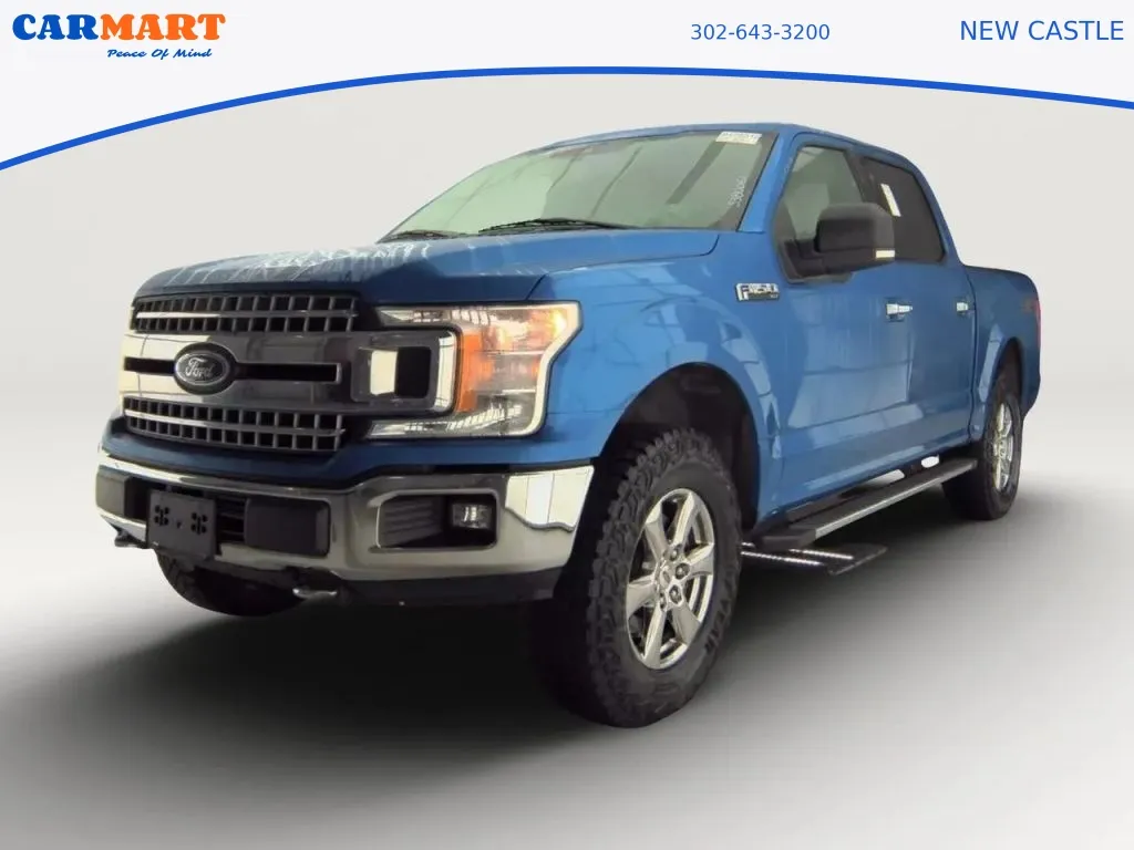 Blue 2019 Ford F-150 SuperCrew Cab XLT Pickup 4D 5 1/2 ft for sale in New Castle, DE