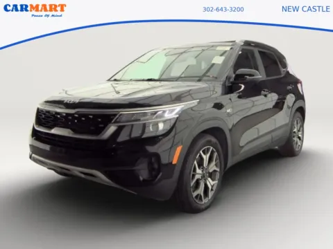 Black 2022 Kia Seltos EX Sport Utility 4D for sale in New Castle, DE