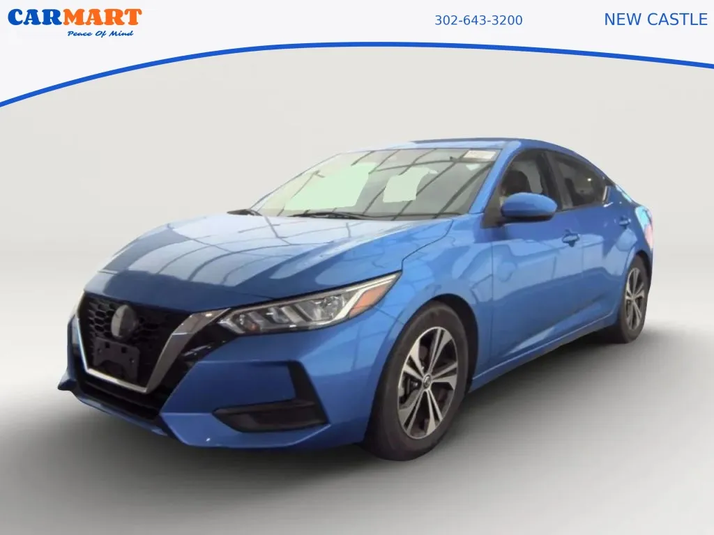 Blue 2023 Nissan Sentra SV Sedan 4D for sale in New Castle, DE