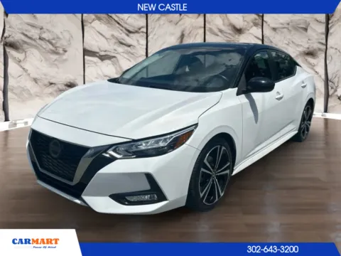 White 2021 Nissan Sentra SR Sedan 4D for sale in New Castle, DE
