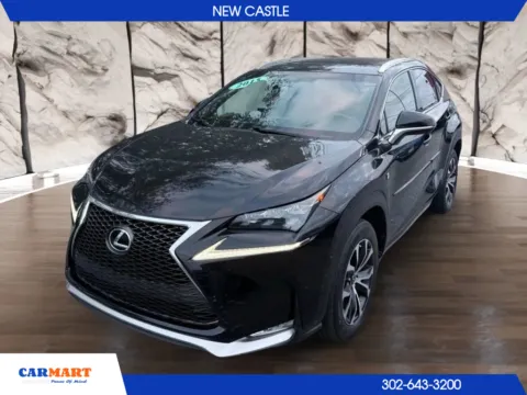 Black 2015 Lexus NX 200t F Sport SUV 4D for sale in New Castle, DE