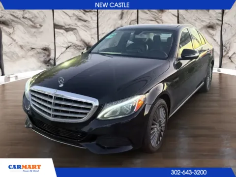 Black 2015 Mercedes-Benz C-Class C 300 4MATIC Sedan 4D for sale in New Castle, DE