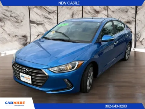 Blue 2017 Hyundai Elantra Limited Sedan 4D for sale in New Castle, DE