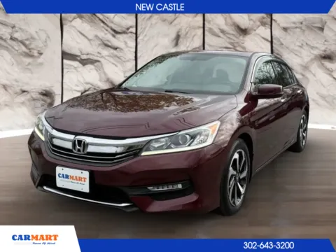 Red 2017 Honda Accord EX-L Sedan 4D for sale in New Castle, DE