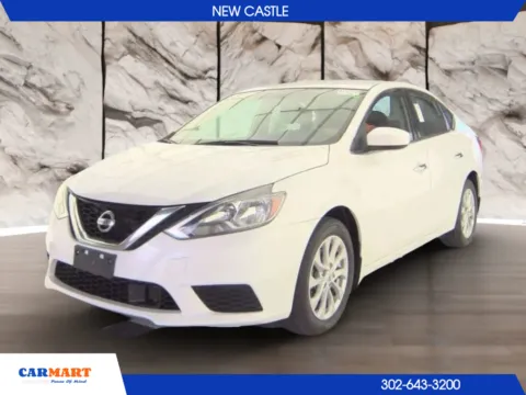 White 2019 Nissan Sentra SV Sedan 4D for sale in New Castle, DE