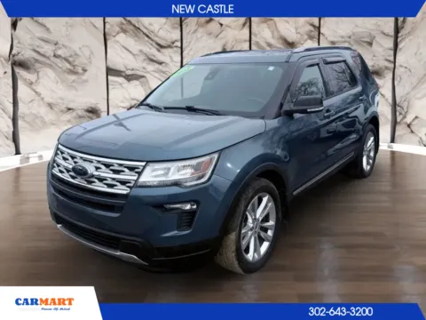 Blue 2018 Ford Explorer XLT Sport Utility 4D for sale in New Castle, DE