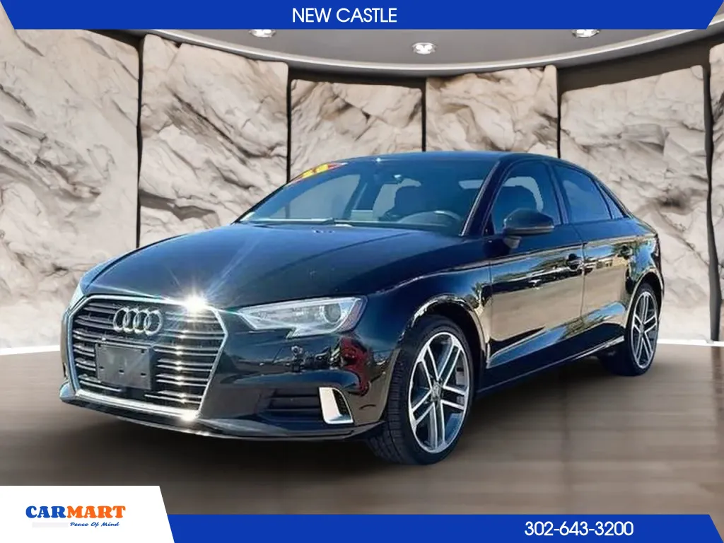 Black 2018 Audi A3 Premium Plus Sedan 4D for sale in New Castle, DE