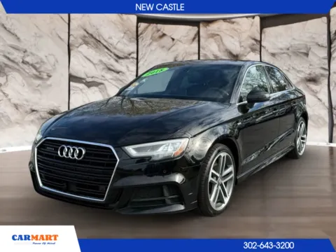 Black 2018 Audi A3 Premium Plus Sedan 4D for sale in New Castle, DE