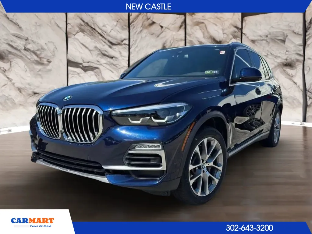 Blue 2019 BMW X5 xDrive40i Sport Utility 4D for sale in New Castle, DE