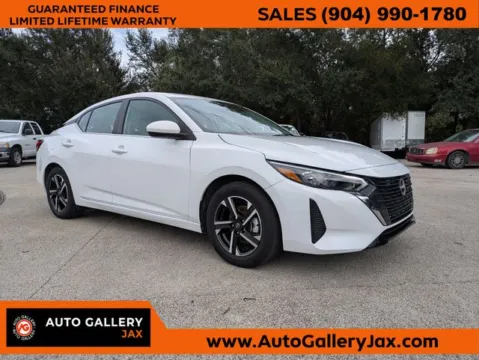 White 2025 Nissan Sentra SV for sale in Jacksonville, FL