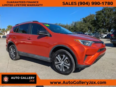 Red 2016 Toyota RAV4 LE for sale in Jacksonville, FL