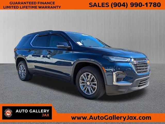 Blue 2023 Chevrolet Traverse LT for sale in Jacksonville, FL