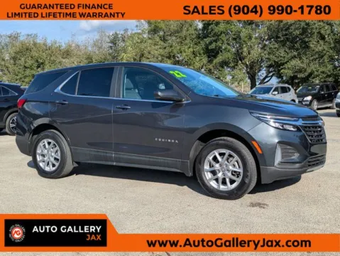 Gray 2022 Chevrolet Equinox LT for sale in Jacksonville, FL