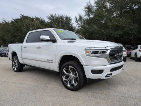 White 2020 Ram 1500 Limited for sale in Jacksonville, FL