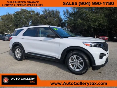 White 2021 Ford Explorer XLT for sale in Jacksonville, FL