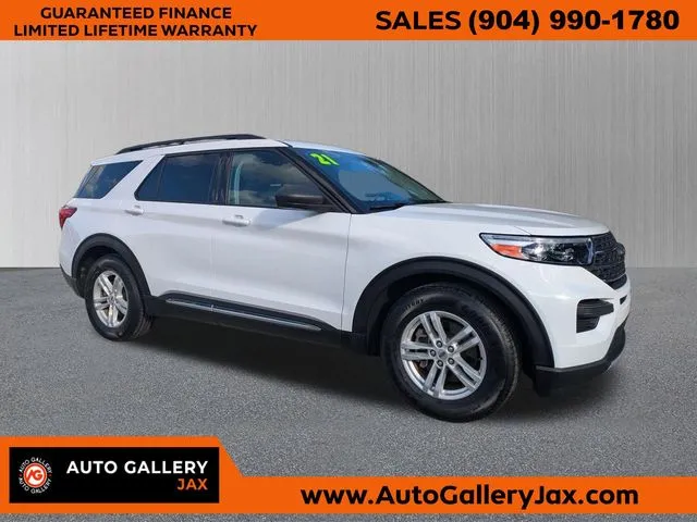 White 2021 Ford Explorer XLT for sale in Jacksonville, FL