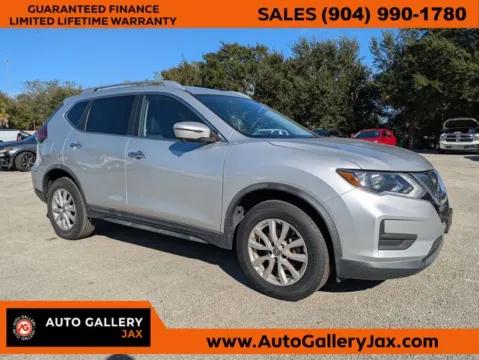 Silver 2018 Nissan Rogue SV for sale in Jacksonville, FL