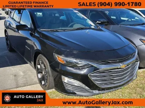 Black 2021 Chevrolet Malibu LT for sale in Jacksonville, FL