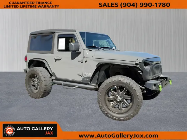 Gray 2019 Jeep Wrangler Sport S for sale in Jacksonville, FL