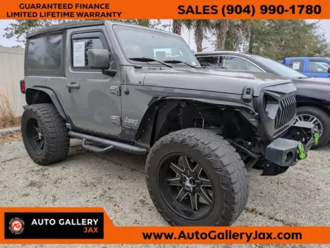 Gray 2019 Jeep Wrangler Sport S for sale in Jacksonville, FL