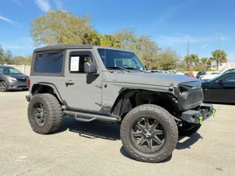 Gray 2019 Jeep Wrangler Sport S for sale in Jacksonville, FL