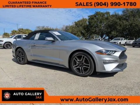 Silver 2022 Ford Mustang EcoBoost Premium for sale in Jacksonville, FL