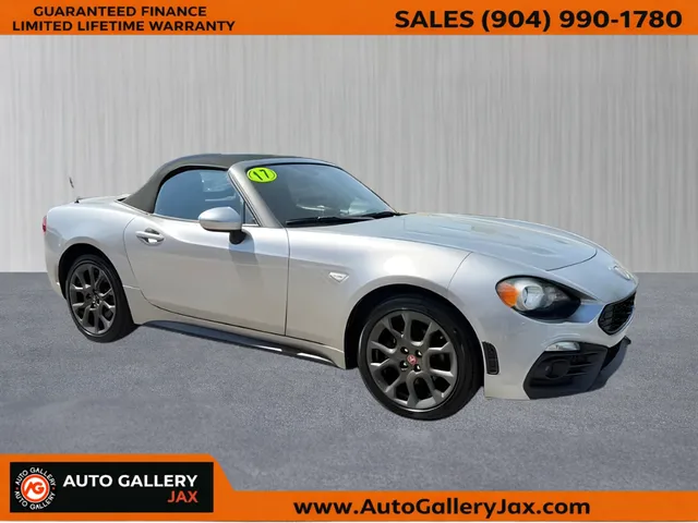 Silver 2017 Fiat 124 Spider Abarth for sale in Jacksonville, FL