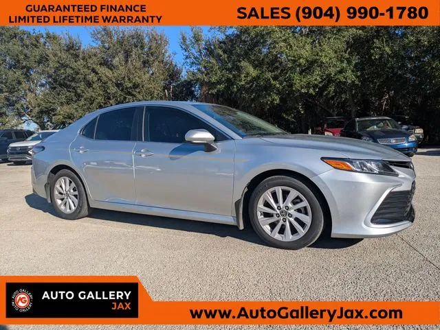 Silver 2022 Toyota Camry LE for sale in Jacksonville, FL