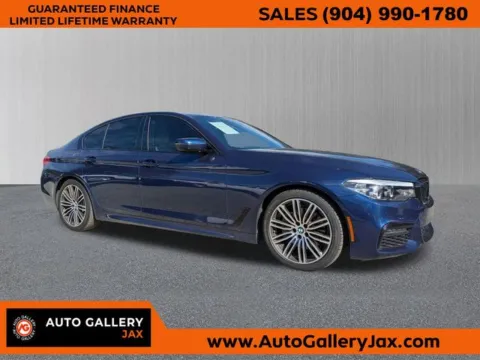 Blue 2019 BMW 5 Series 530i for sale in Jacksonville, FL
