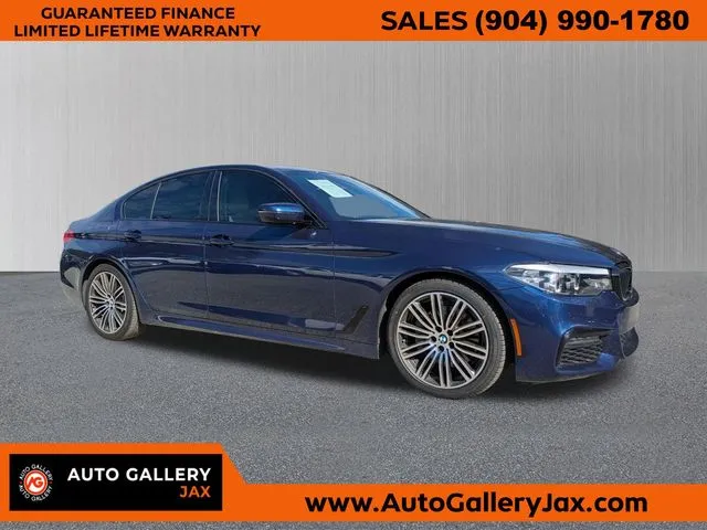 Blue 2019 BMW 5 Series 530i for sale in Jacksonville, FL