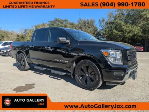 Black 2021 Nissan Titan SV for sale in Jacksonville, FL