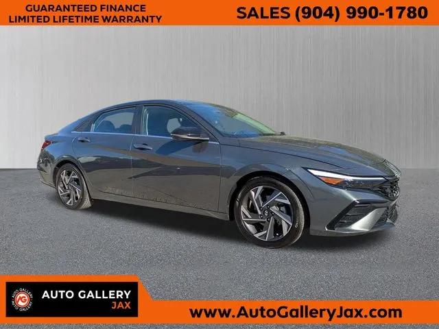 Gray 2024 Hyundai Elantra Limited for sale in Jacksonville, FL