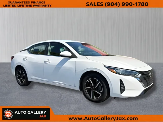 White 2025 Nissan Sentra SV for sale in Jacksonville, FL