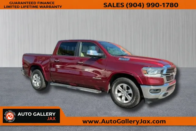 Red 2021 Ram 1500 Laramie for sale in Jacksonville, FL