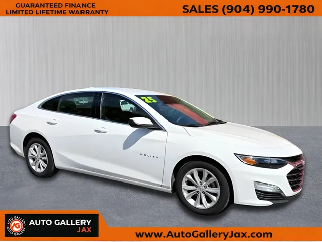 White 2025 Chevrolet Malibu LT for sale in Jacksonville, FL